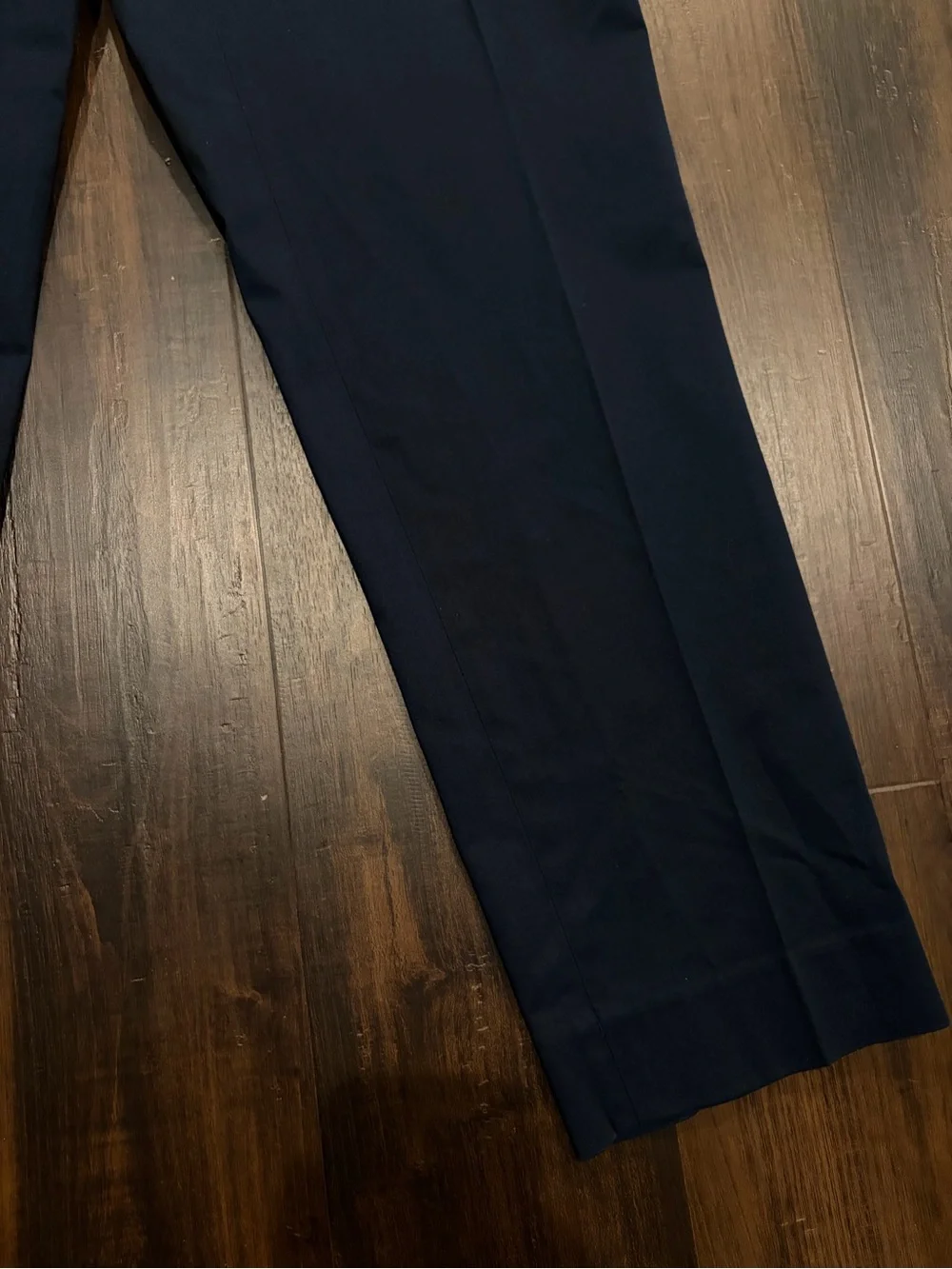 Banana Republic Avalon Pants 6 Navy Straight Trouser
